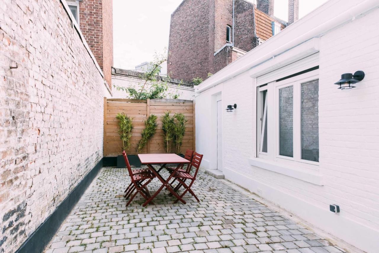Charming Apartment With Terrace In Lille ليل المظهر الخارجي الصورة